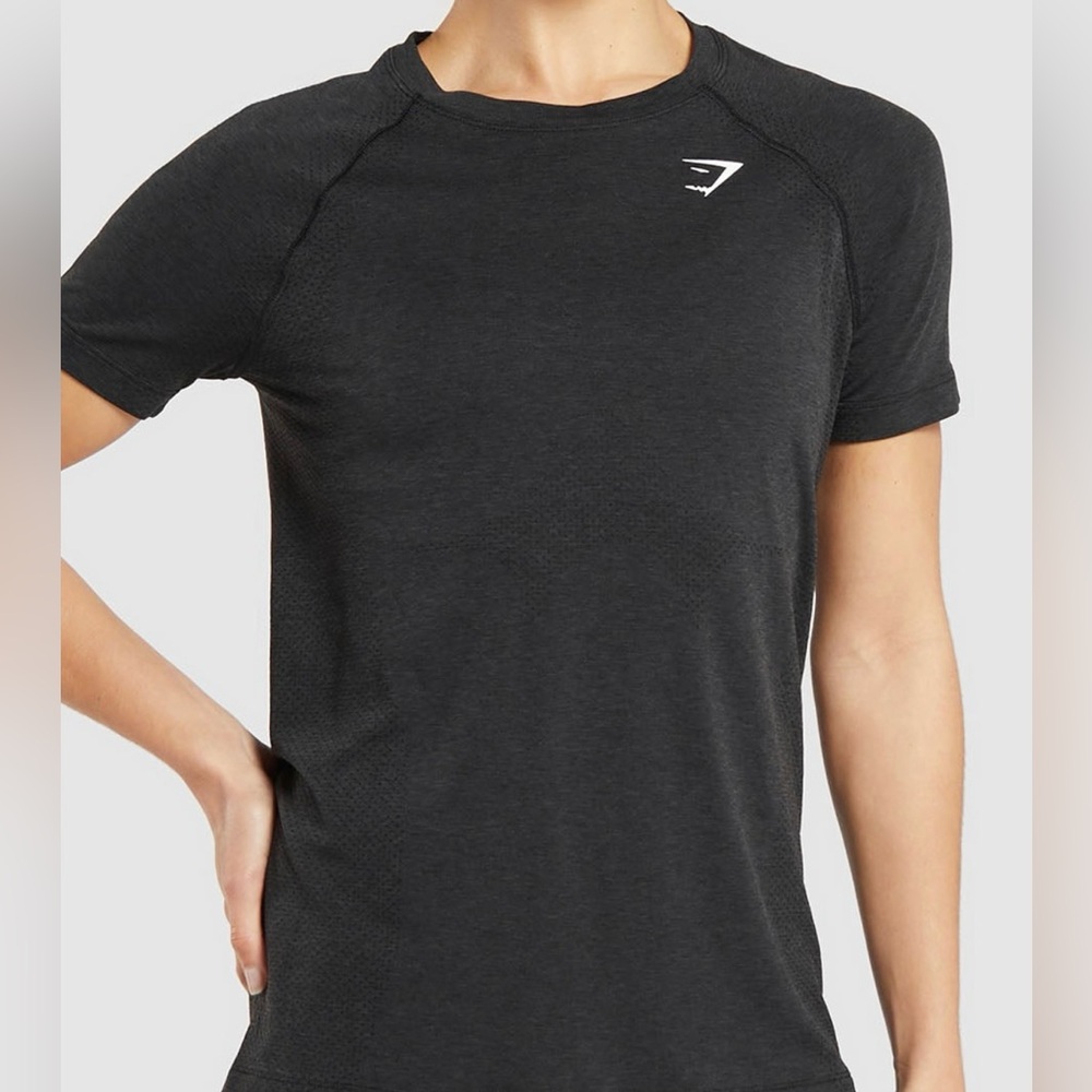 Gymshark Black Short Sleeve Tee